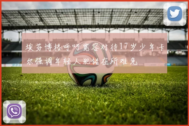 埃芬博格呼吁宽容对待17岁少年卡尔强调年轻人犯错在所难免