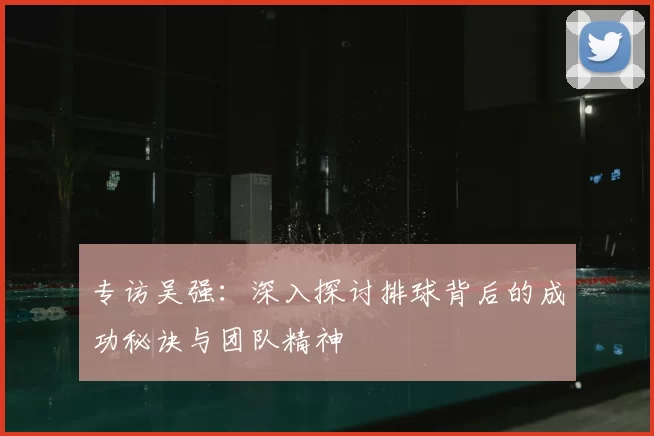 专访吴强：深入探讨排球背后的成功秘诀与团队精神